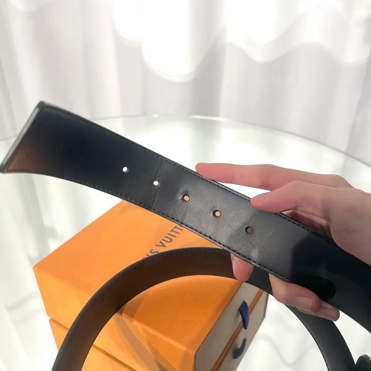 90/36サイズ 24SS ルイヴィトン エクリプス モノグラム ベルト M9043