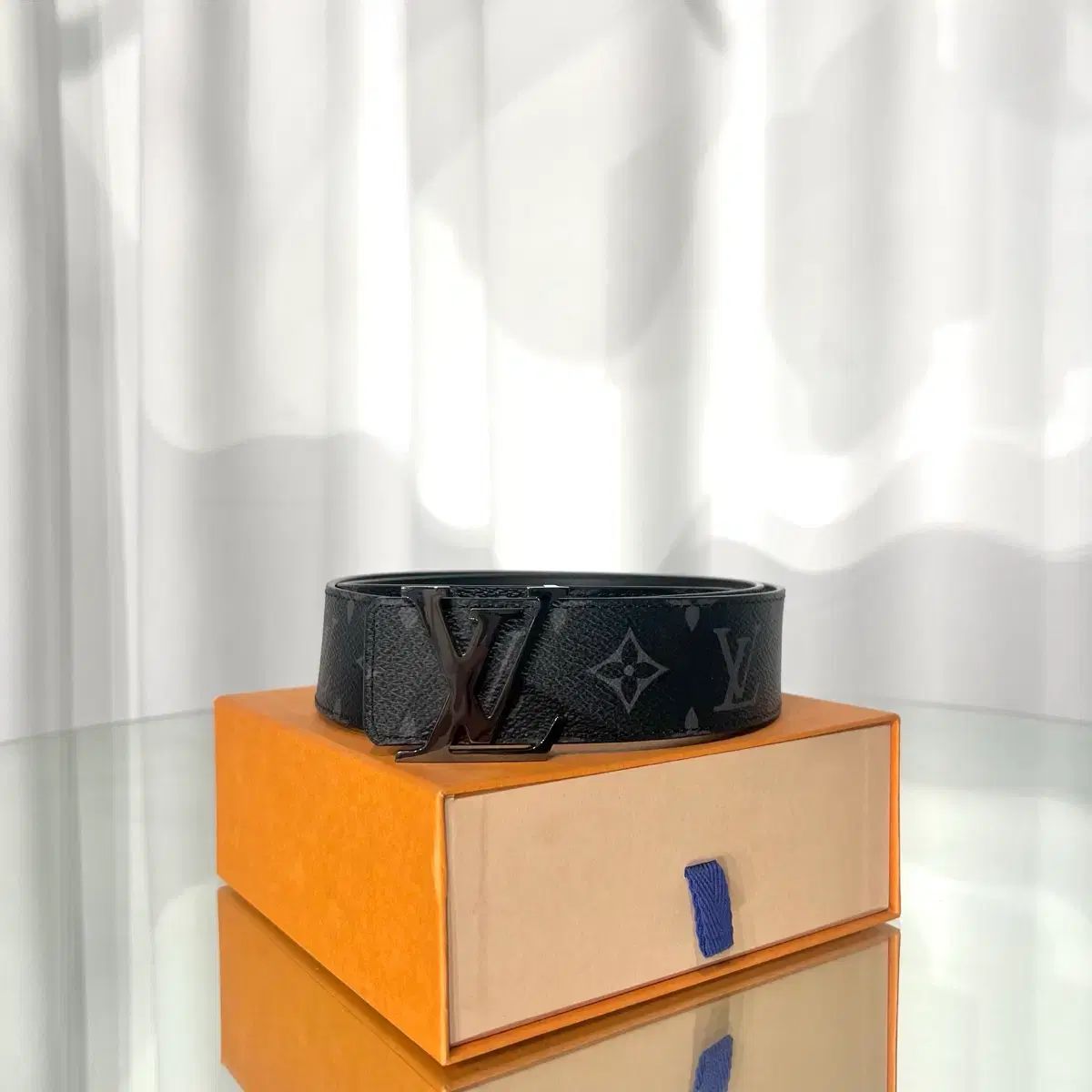 90/36サイズ 24SS ルイヴィトン エクリプス モノグラム ベルト M9043