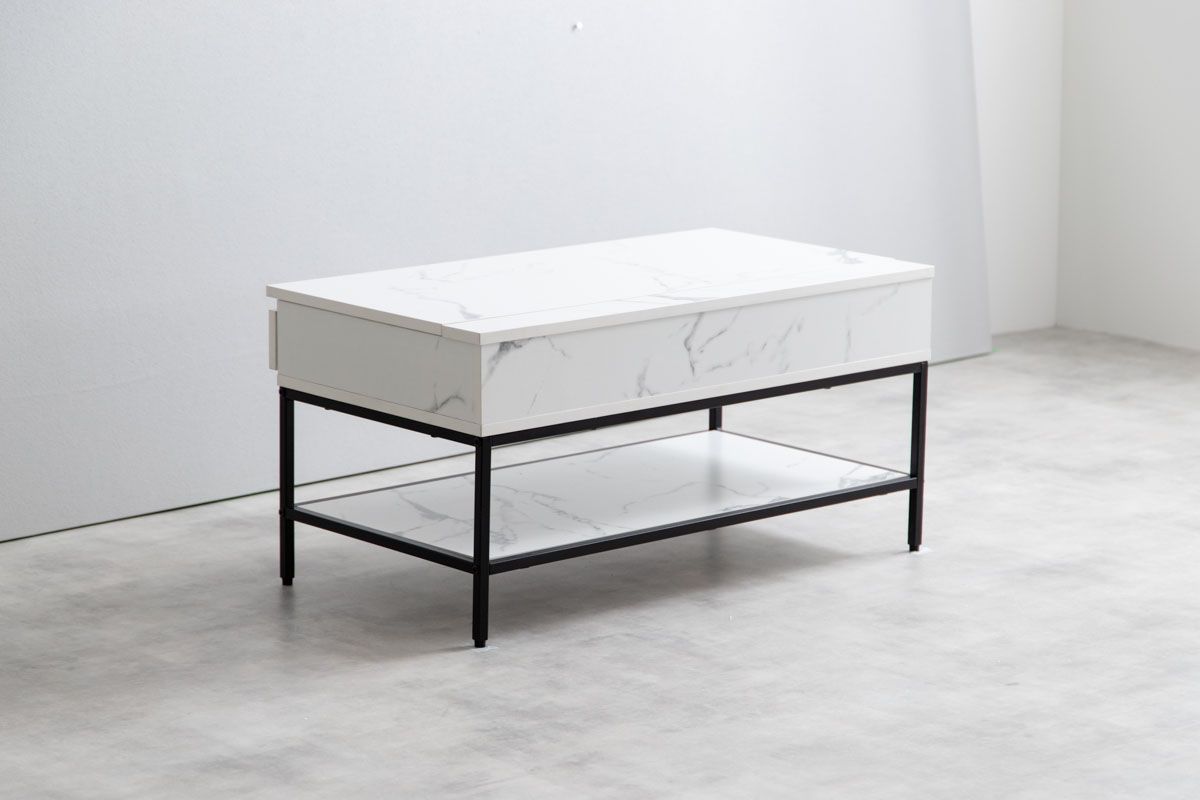 幅80cm】Fika 昇降式センターテーブル - メルカリ