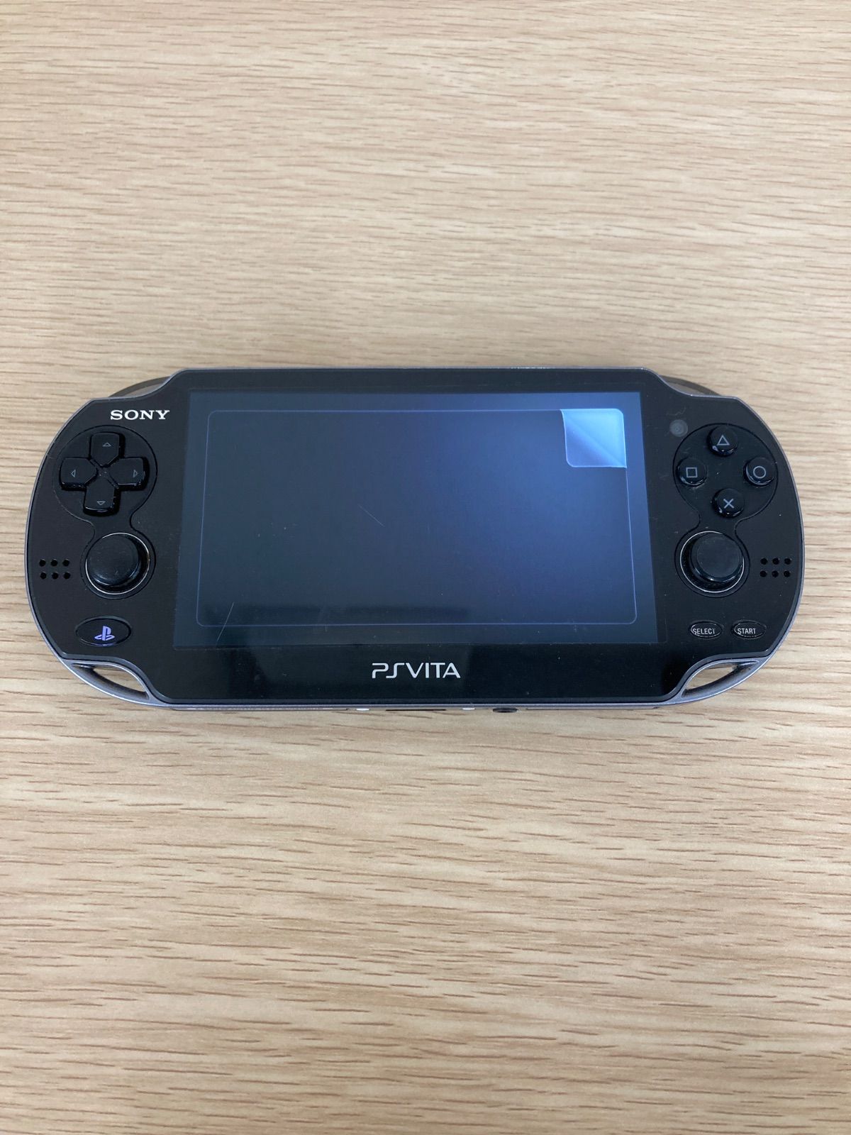 ÷２ 通電 初期化済 PlayStation VITA プレイステーション ヴィータ PSVITA PCH 1100 ブラック 黒 充電器付き ゲーム機本体 1