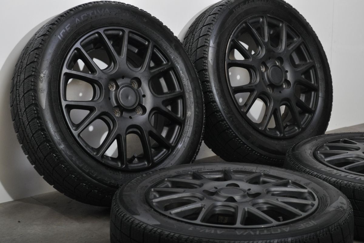 品 Verthandi 14 in 4.5 J 45 PCD 100 アイスアクティバAW-1 155|65 R N-BOX デイズ ワゴンR スペーシア アルト タント ウェイク