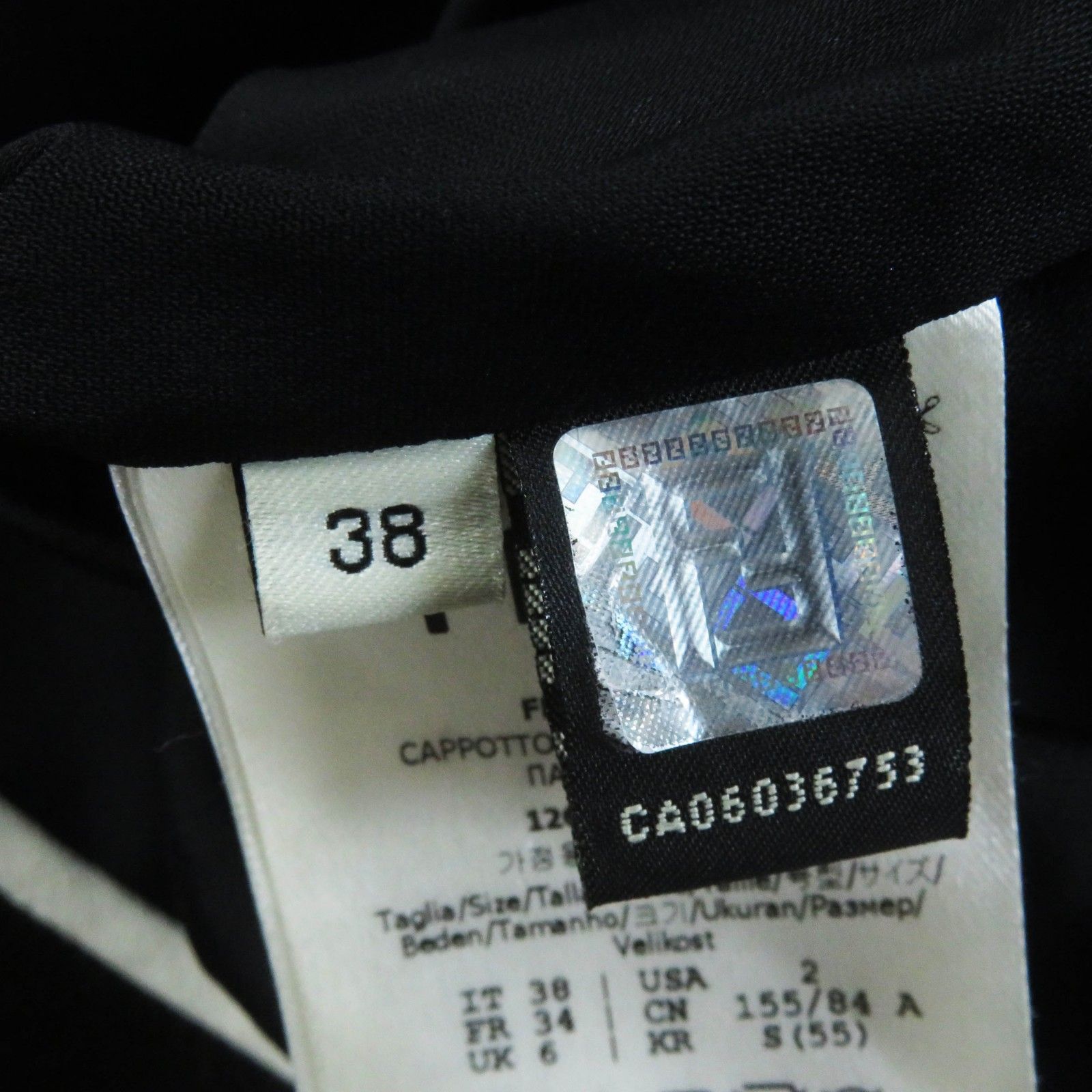 極美品◎FENDI フェンディ 2019年製 FF8679 袖口ミンク ハーフジップ