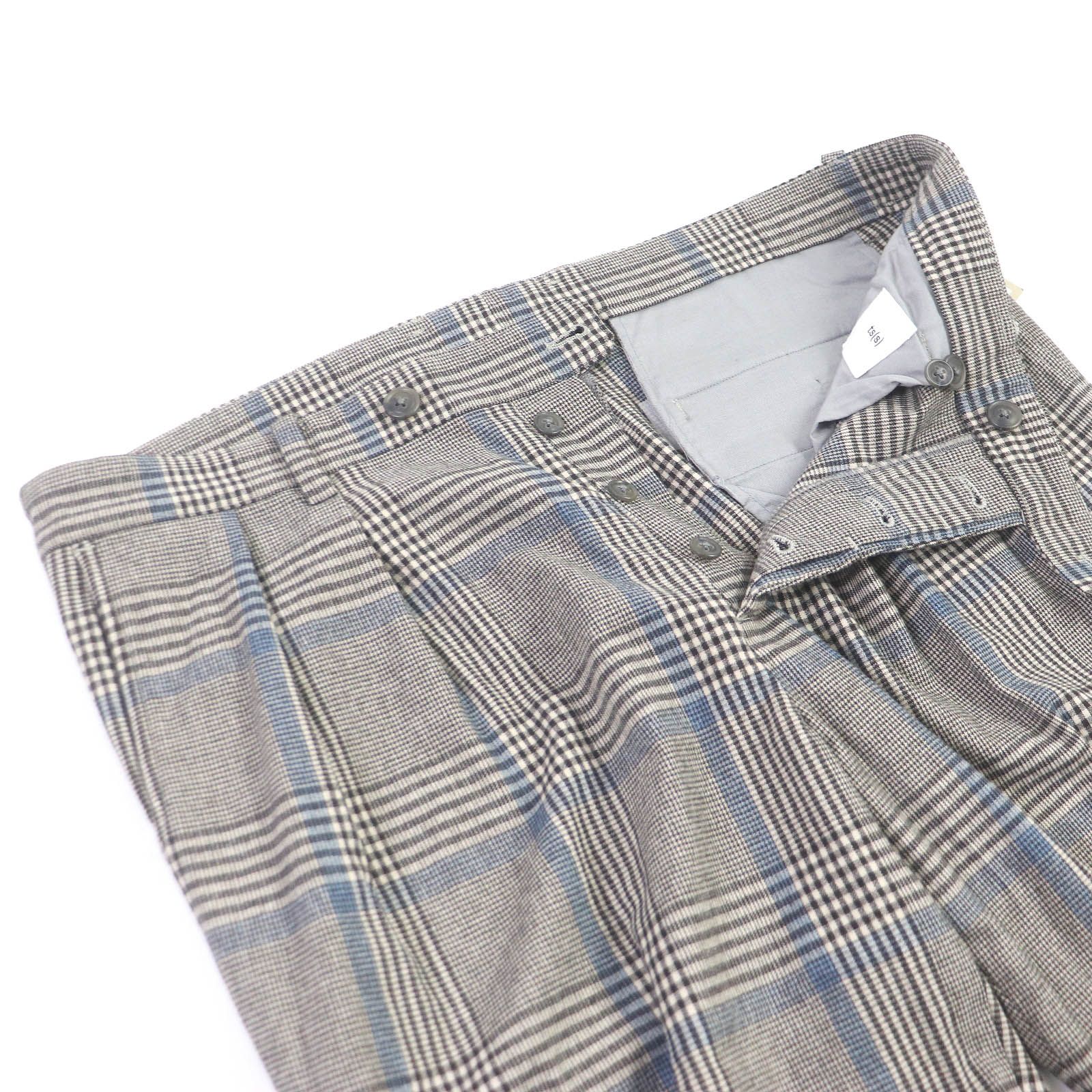 未使用品□ts(s) ティーエスエス KT45FJ02/KT45FP0S チェック柄 ダブルスーツ セットアップ ブラウン 2 イタリア製 正規品 定価105600円 未使用品□ts(s) ティーエスエス KT45FJ02/KT45FP0S チェック柄 ダブル