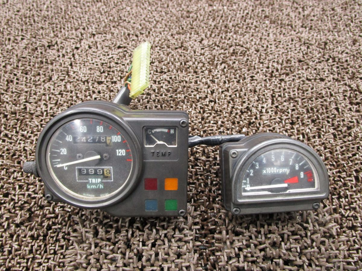 MTX 125 メーター スピード タコ インジケーターランプ ▲B 293 JD 05 ホンダ E キャブ車 動画有