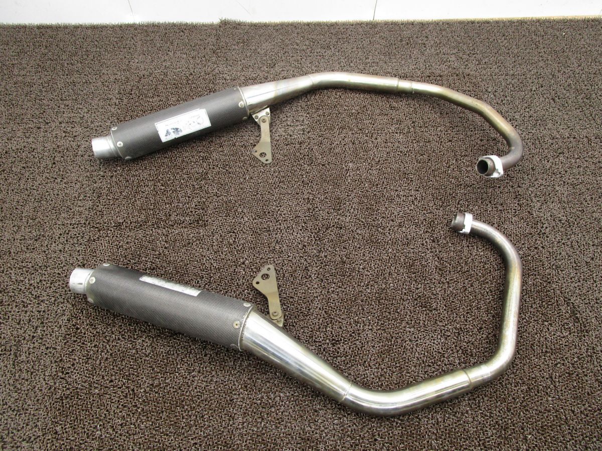 SRX 600 社外 SP忠男 マフラー サイレンサー 左右出し B 266 スーパーコンバット 3 SX カスタム素材に ヤマハ JMCA 1 JK キャブ車