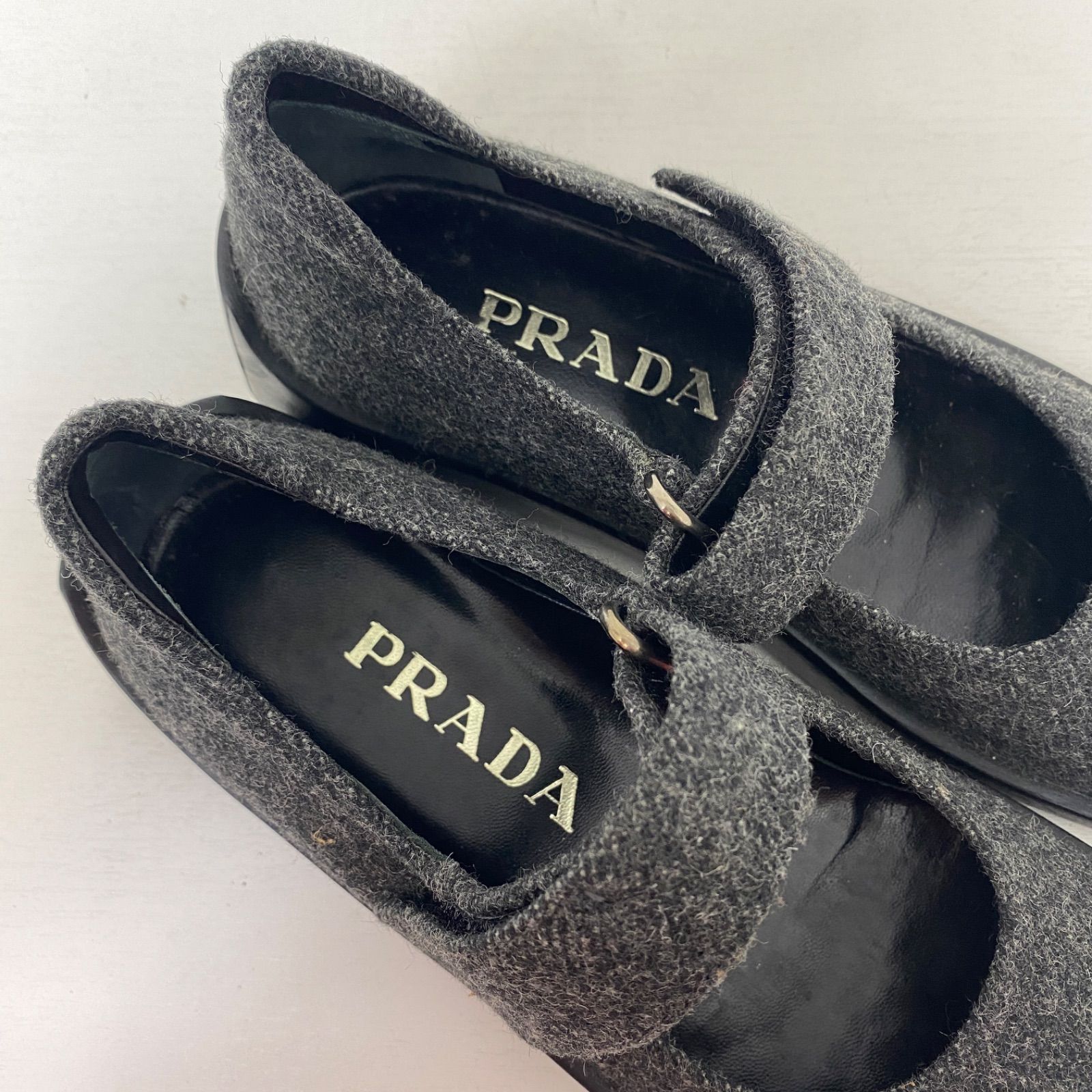 PRADA プラダ メリージェーンストラップシューズ サイズ35 厚底