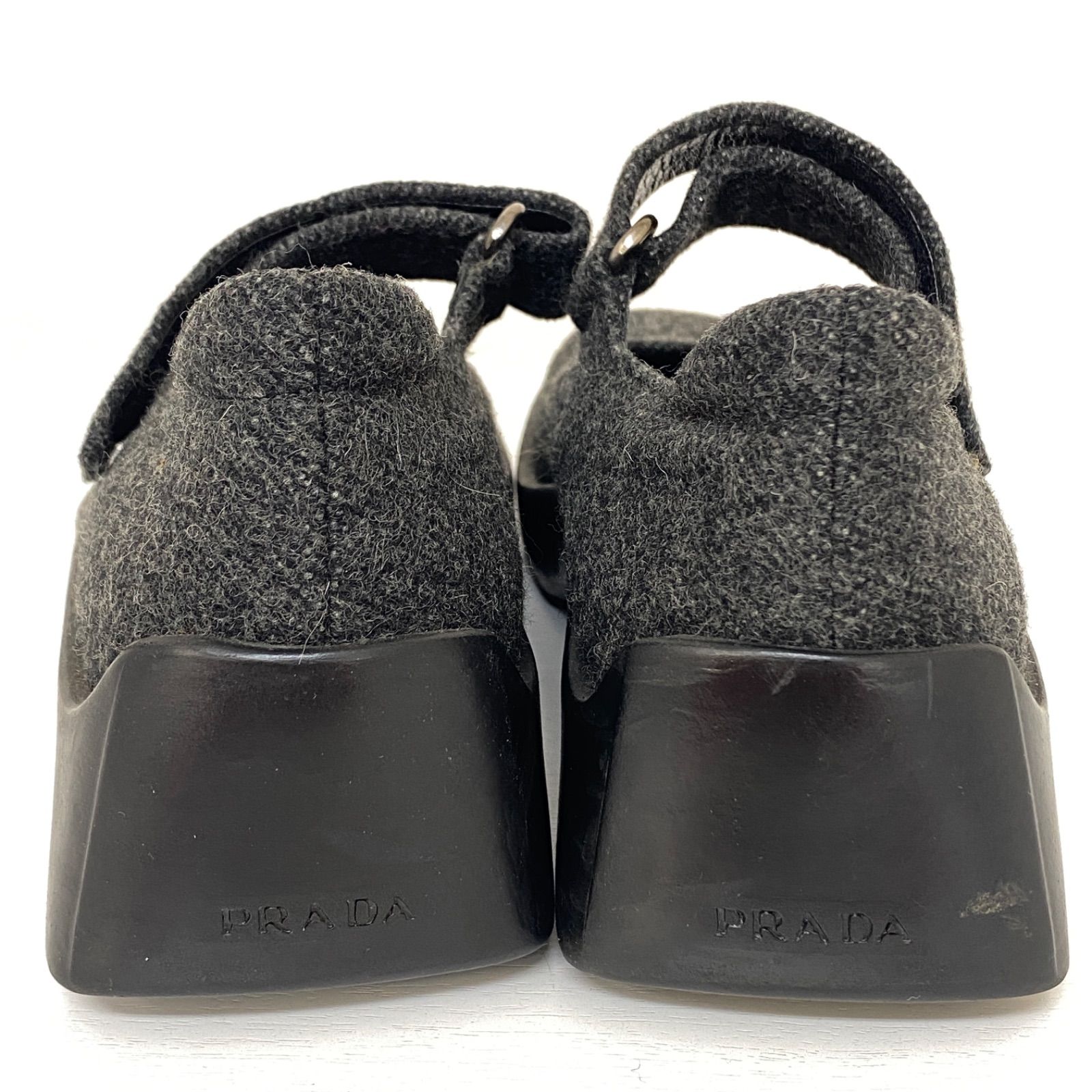 PRADA プラダ メリージェーンストラップシューズ サイズ35 厚底