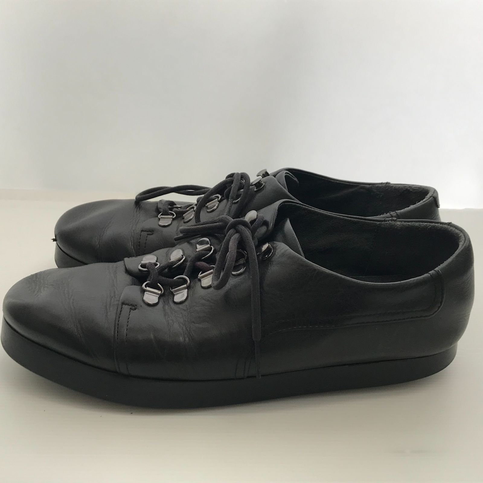  CAMPER アルパインシューズ レースアップシューズ 42 ブラック メンズ 靴 その他 ブーツ 革靴