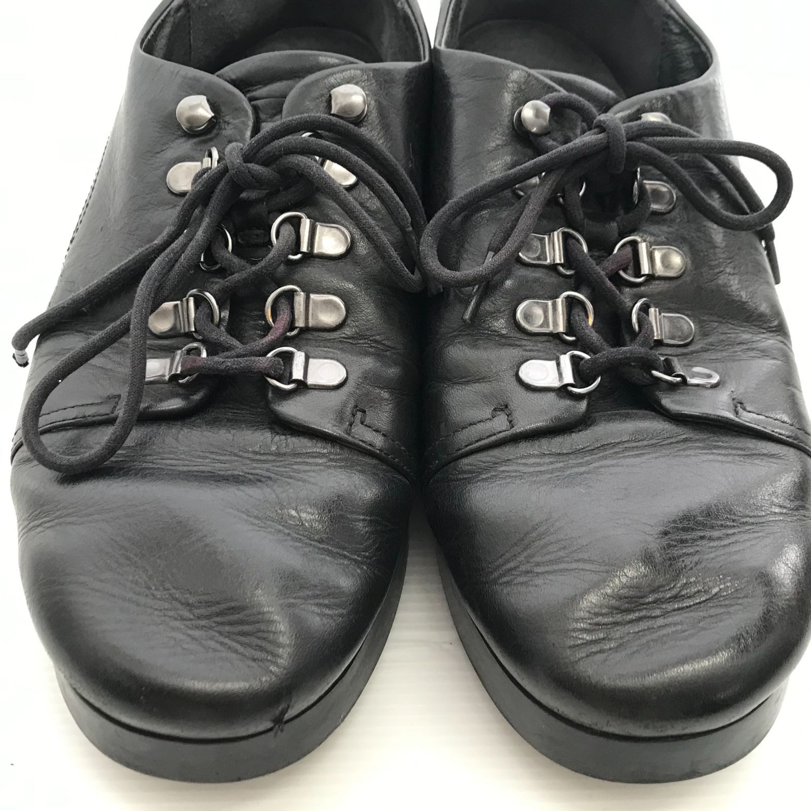 camper 42 まとめ売り CAMPER アルパインシューズ レースアップシューズ 42 ブラック メンズ