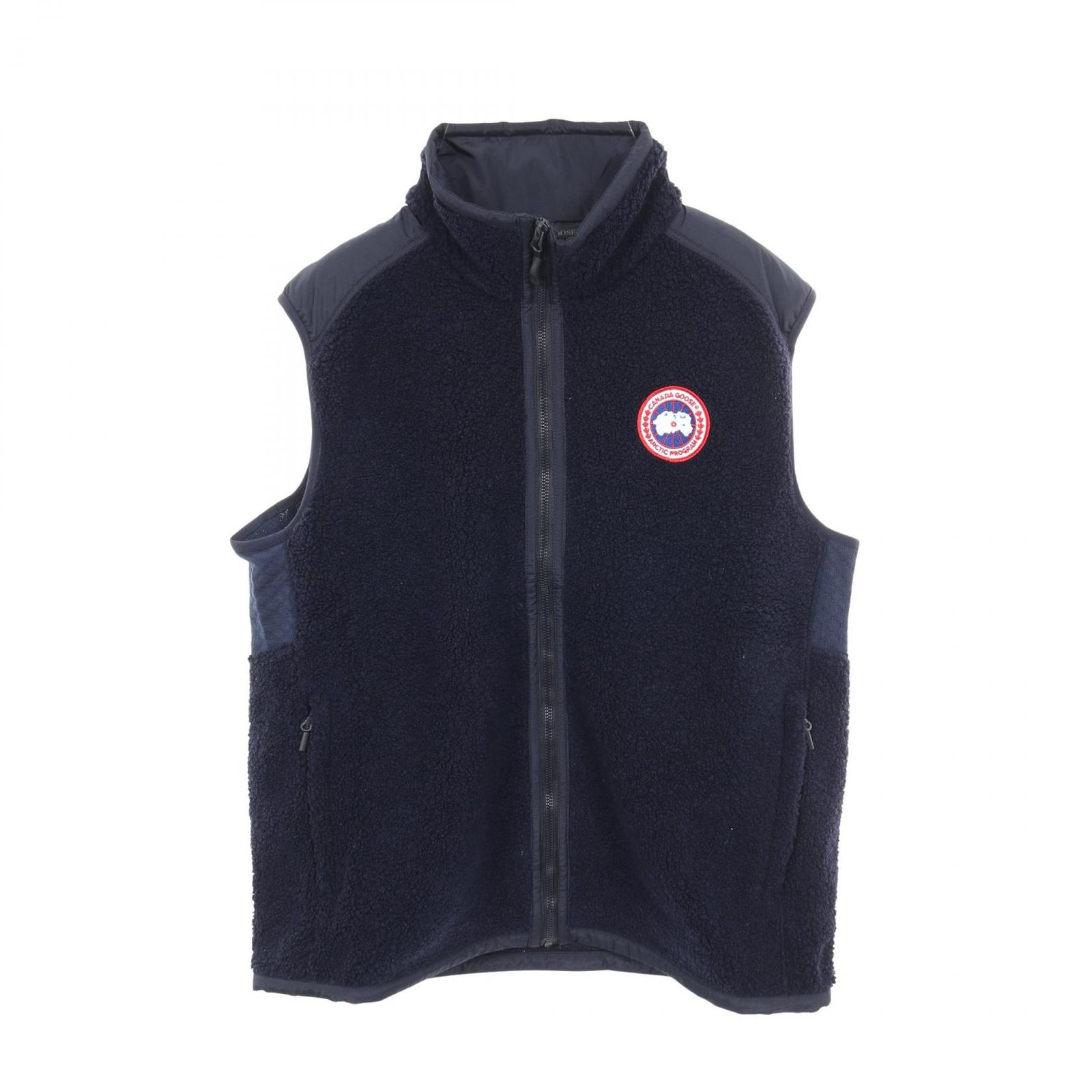 CANADA GOOSE カナダグース PERTH VEST フリース 切替 ジップアップジレ ベスト