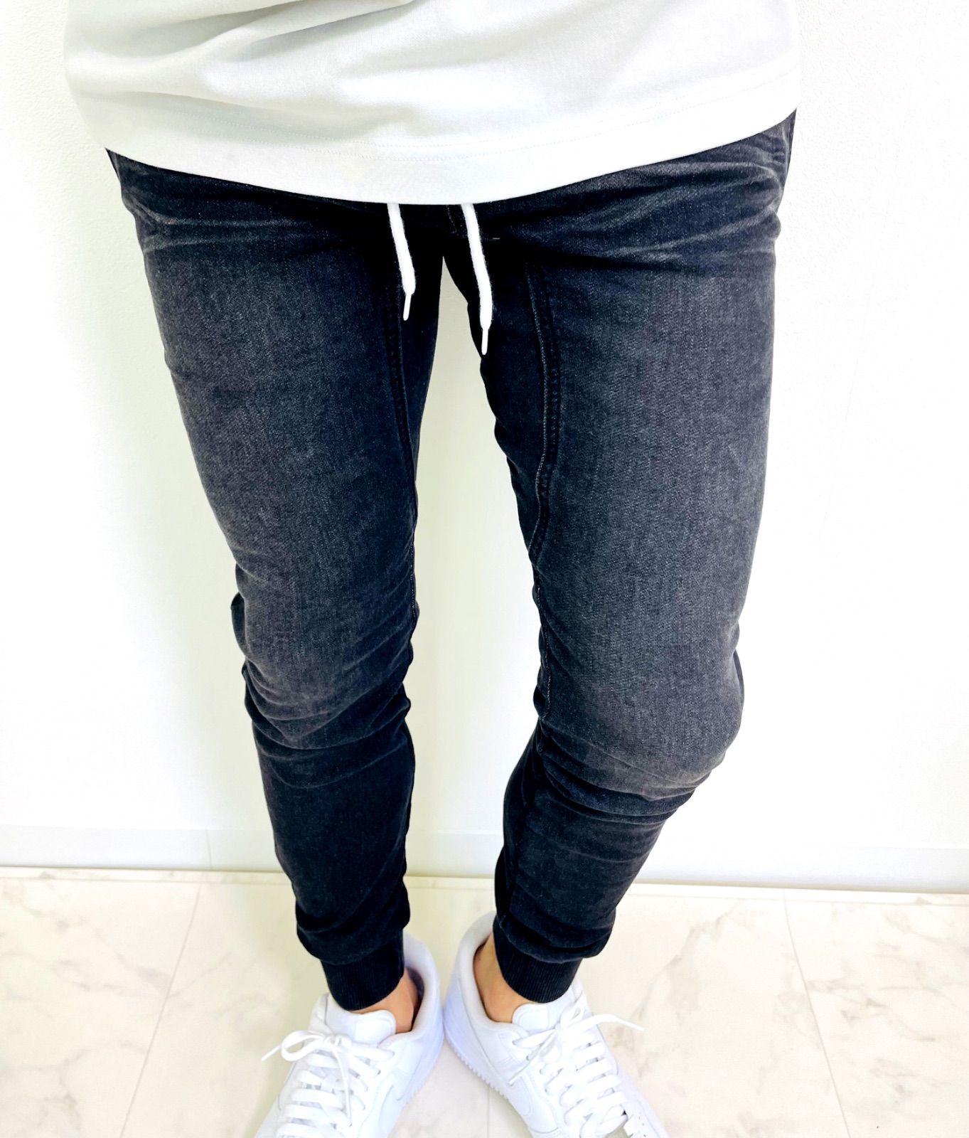 JGG.Men ジェギングメン スウェットデニム スキニーデニム ジョガー 