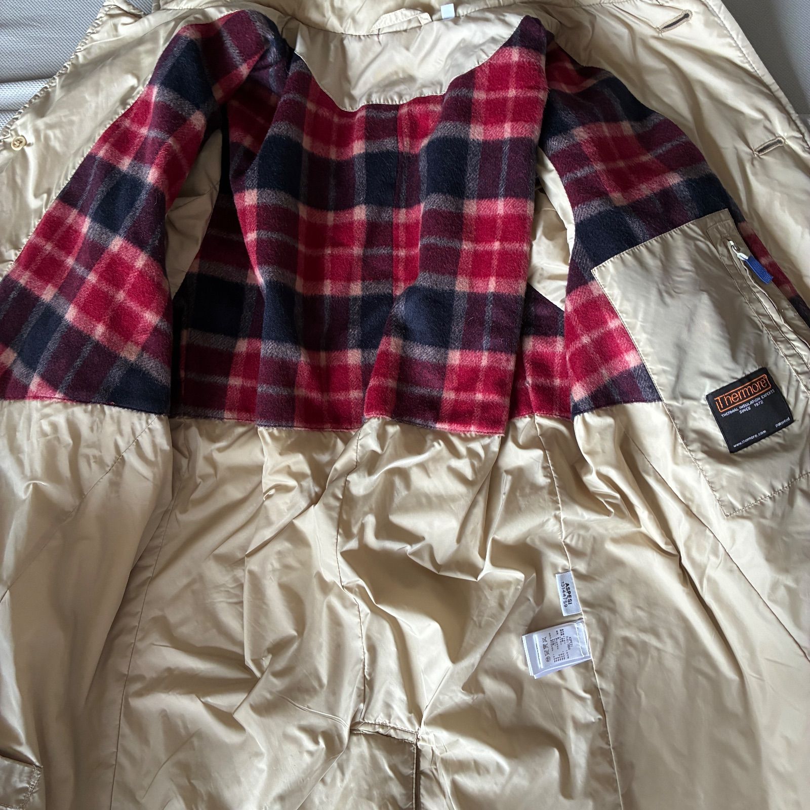 ASPESI × THERMORE (アスペジ × サーモア)ナイロンステンカラーコート