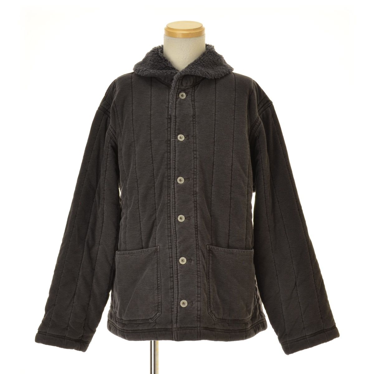 【RRL/DOUBLERL】MNRRKNI16820201001 フリースカラー コットンジャージーキルティングジャケット RRL/DOUBLERL】MNRRKNI16820201001 フリースカラー コットンジャージー