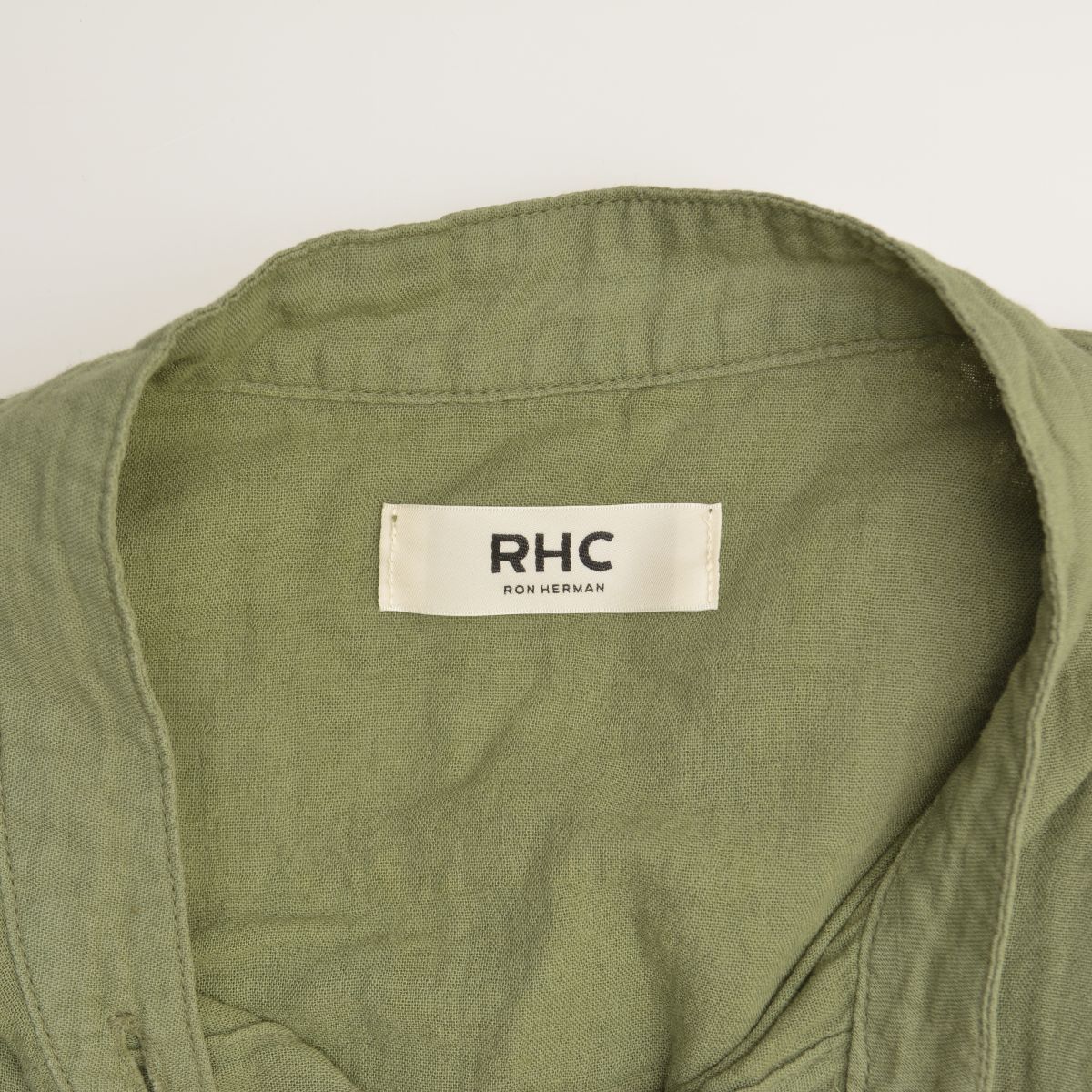 【RHCRonHerman】25AW 4210700430 バンドカラーガーゼ長袖シャツ RHCRonHerman】25AW 4210700430 バンドカラーガーゼ長袖シャツ 【公式