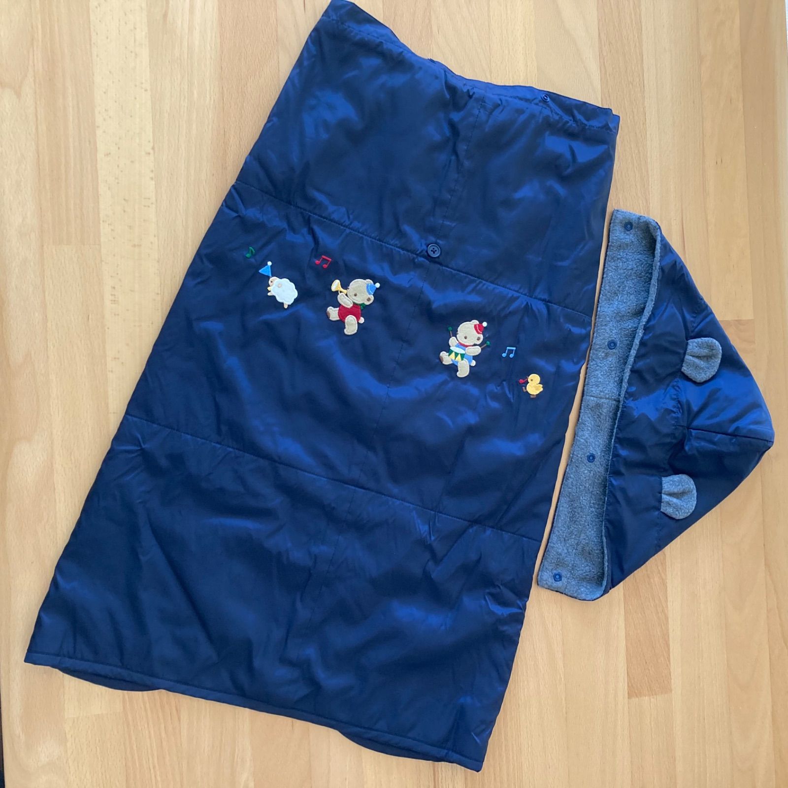 ファミリア 3wayブランケット ネイビー - メルカリ