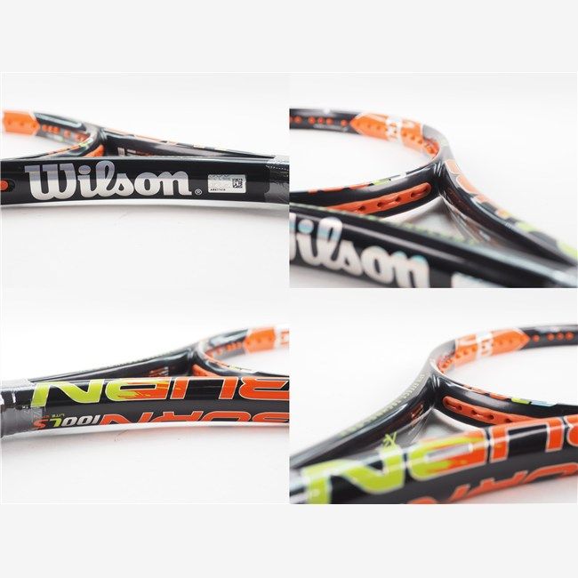 中古 テニスラケット ウィルソン バーン 100エルエス 2015年モデル (G2