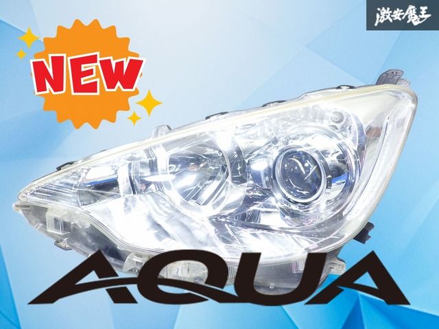 破損無し！】トヨタ純正 NHP10 アクア 前期 ハロゲン ヘッドライト