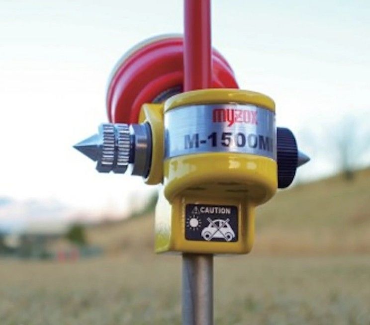 myzox マイゾックス M-1500 MP ミニプリズム 定数0 プリズム径1.5インチ 測量|土木|光波用反射ミラー