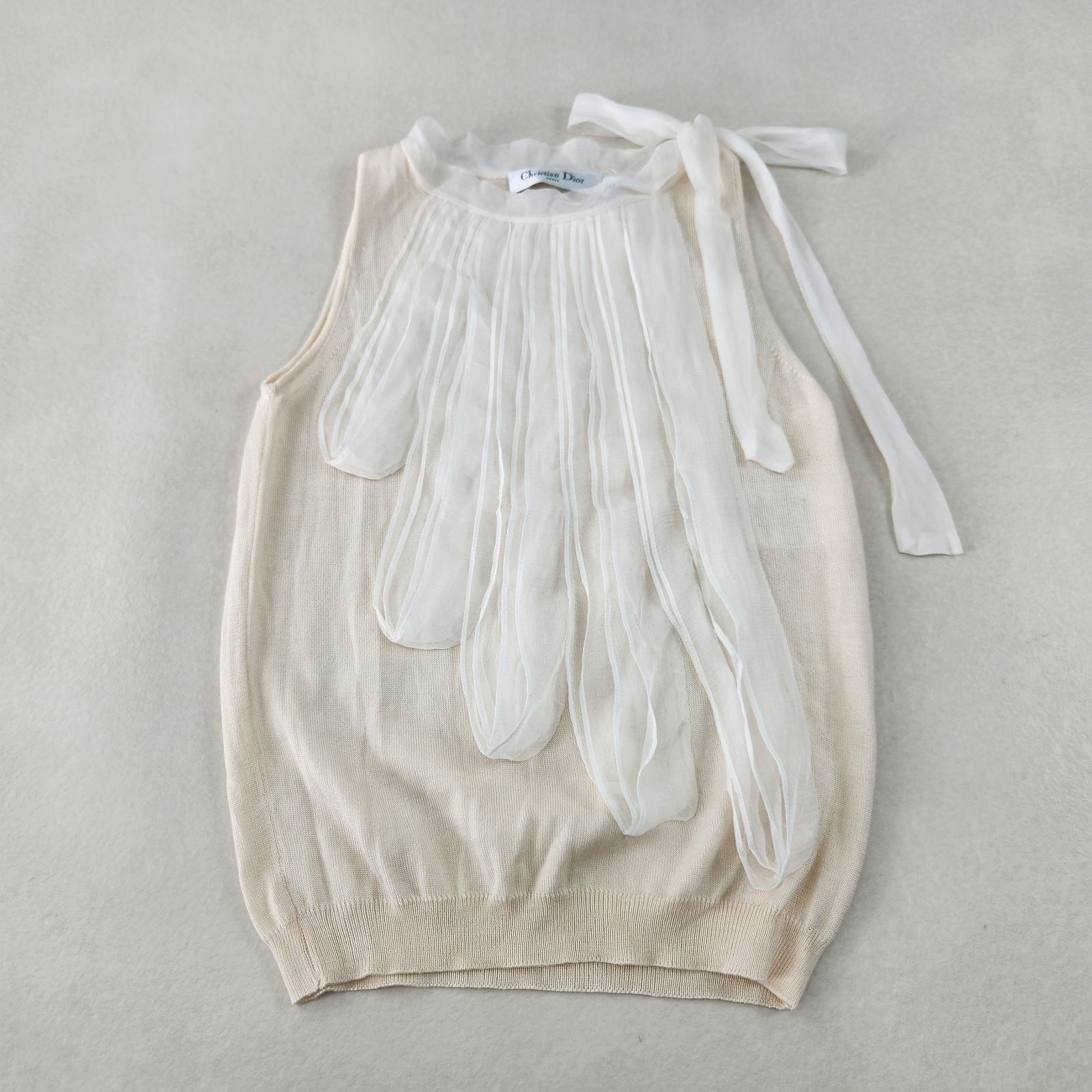 未使用級 極美品 Christian Dior ニット セーター 現行 シルク ウール 