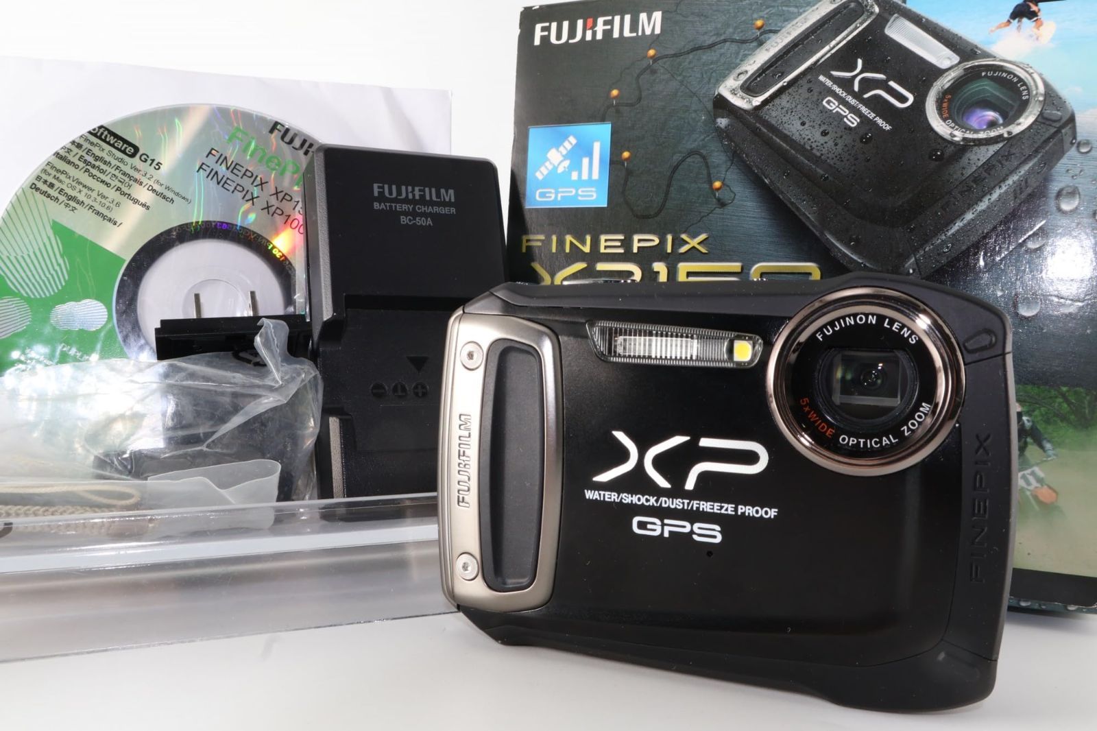 デジタルカメラ FinePix XP 150 防水 ブラック F FX B