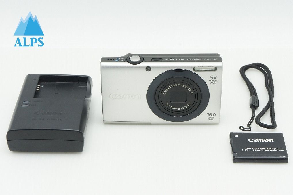 美品 Canon キヤノン PowerShot A3400 IS コンパクトデジタルカメラ
