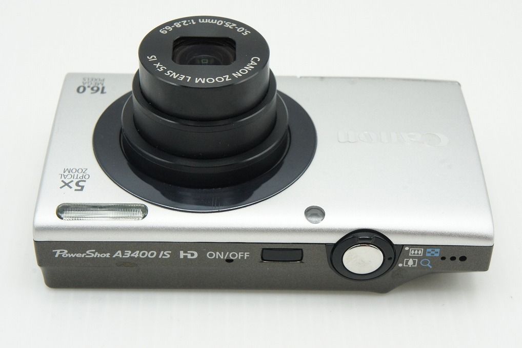 美品 Canon キヤノン PowerShot A3400 IS コンパクトデジタルカメラ