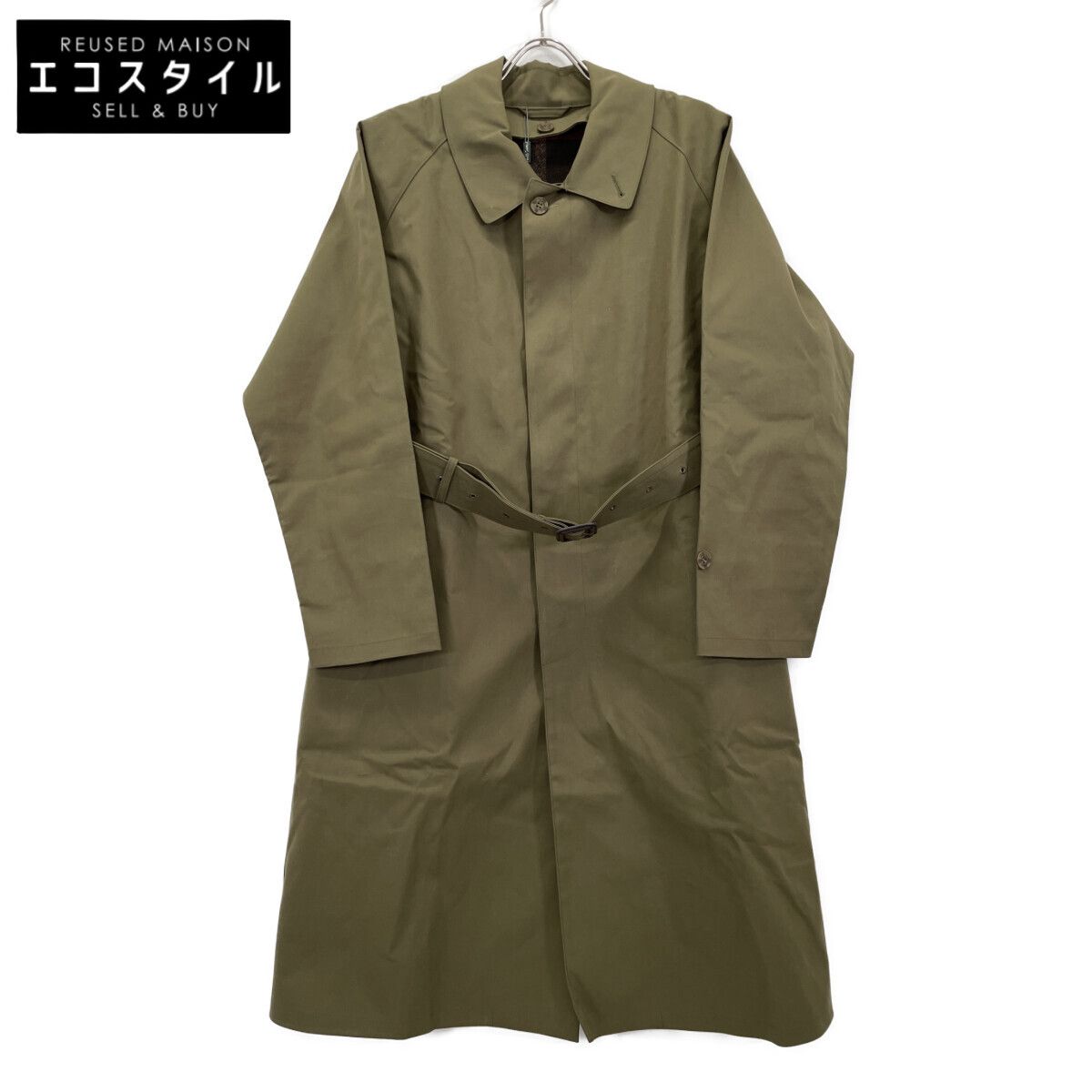 FRANCIS CAMPELLI フランシスカンペリ OP383DL20 MACKINTOSH ﾄﾚﾝﾁｺｰﾄ 36