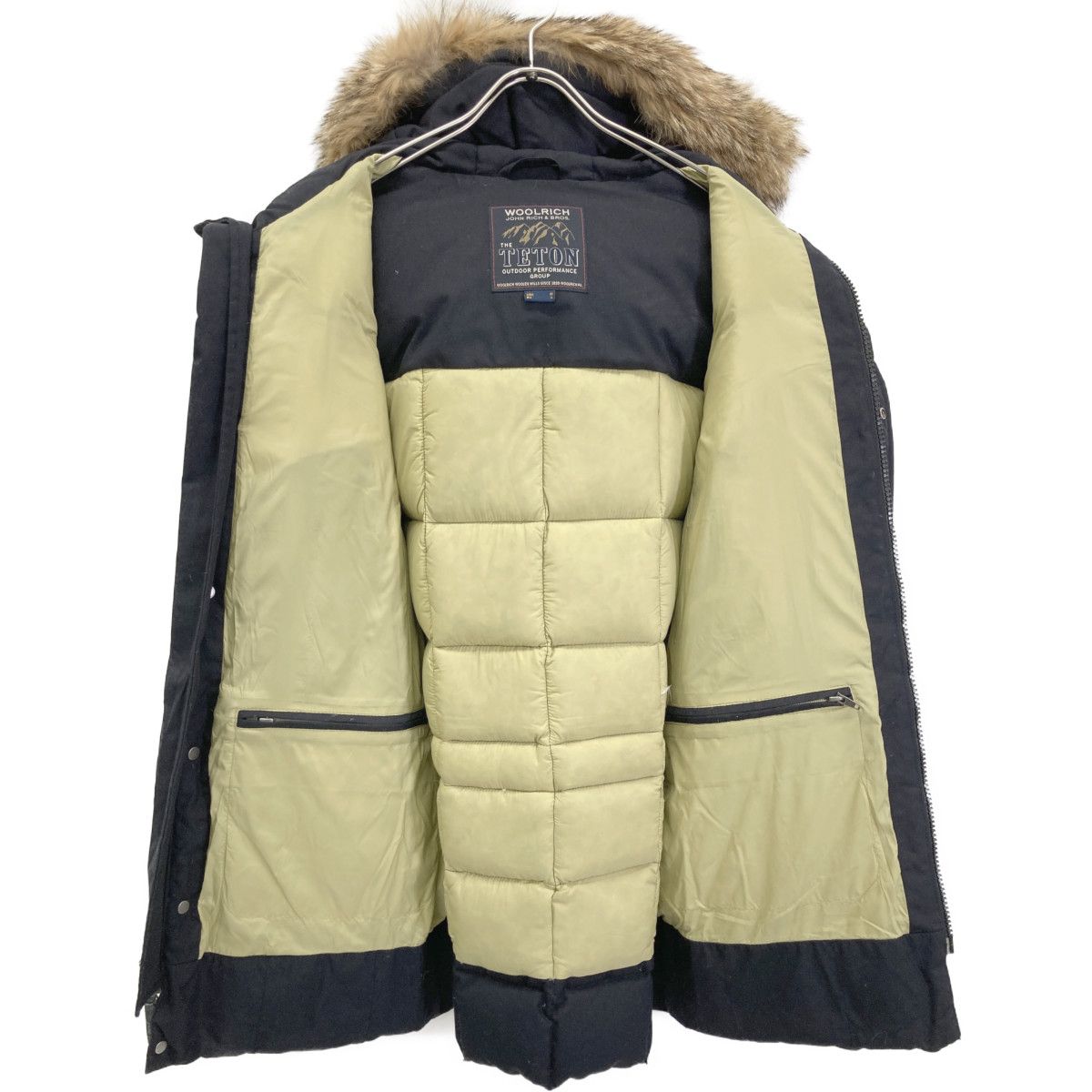WOOLRICH ウールリッチ 1402065 ﾀﾞｰｸﾈｲﾋﾞｰ TETON BLIZZARD PARKA ﾌｧｰ
