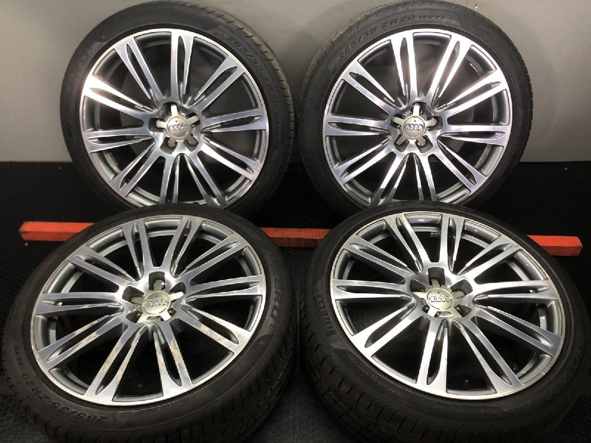 PIRELLI P ZERO 265|30 R 20 夏タイヤ audi A 8 ホイール 20インチ 37 22年製 バリ溝 7スポーツバックにも STE 060