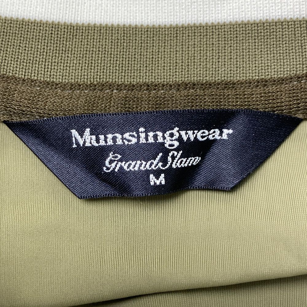 サイズ：M MUNSING WEAR マンシングウェア 2way ハーフジップ プル