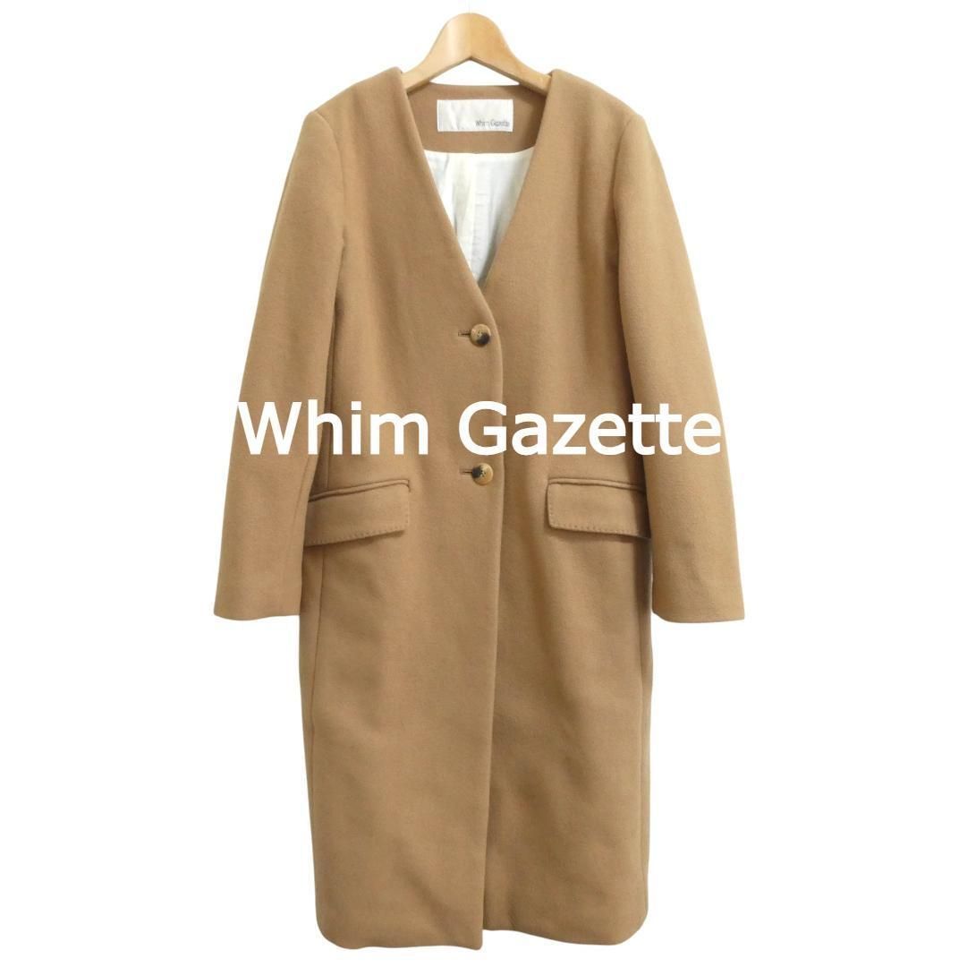 Whim Gazette ウィムガゼット フリーサイズ カシミヤミックス ロング丈
