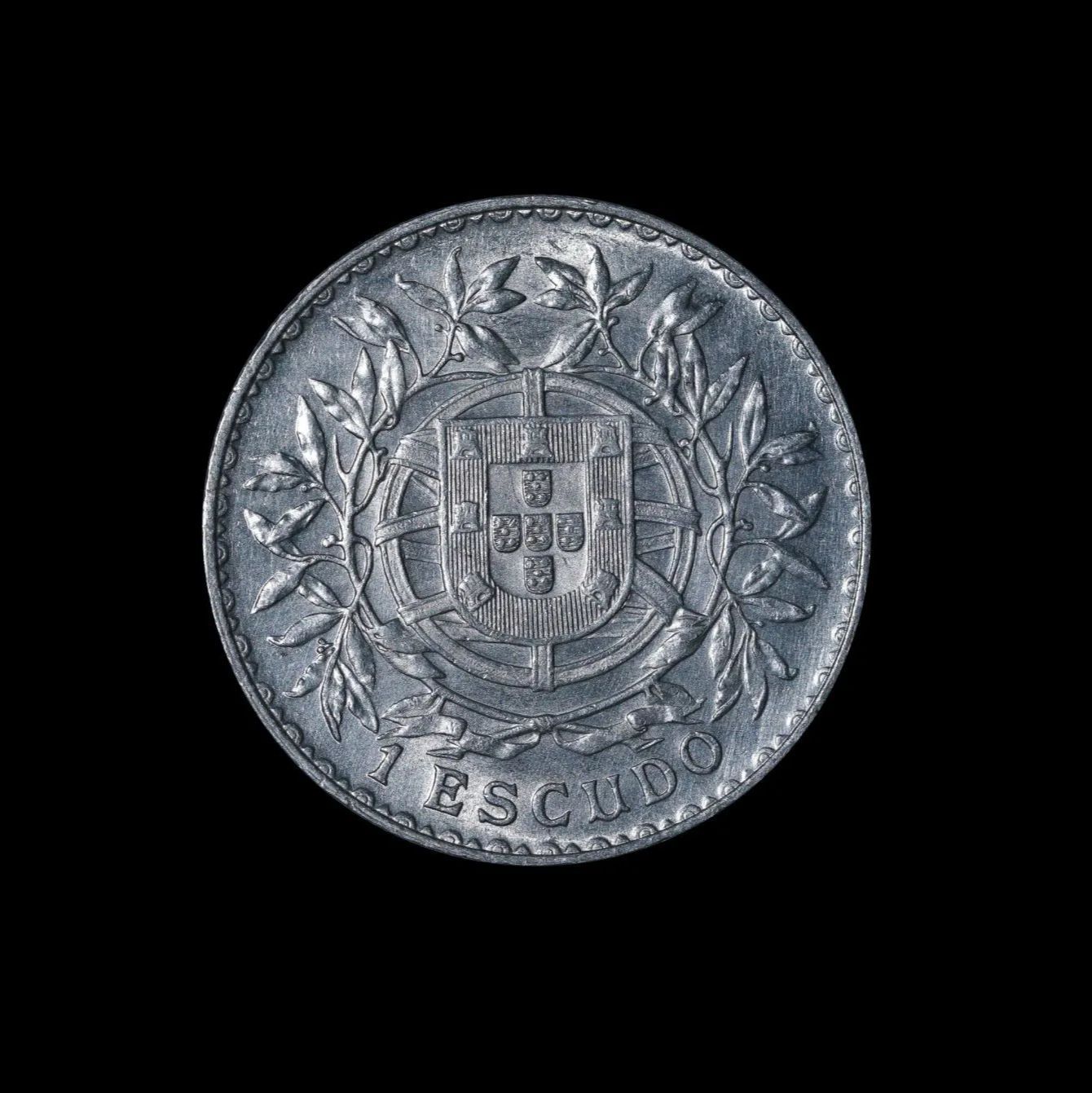 ポルトガル 1910-1926 Escudo 1915年 1 エスクード 外国コイン 銀貨