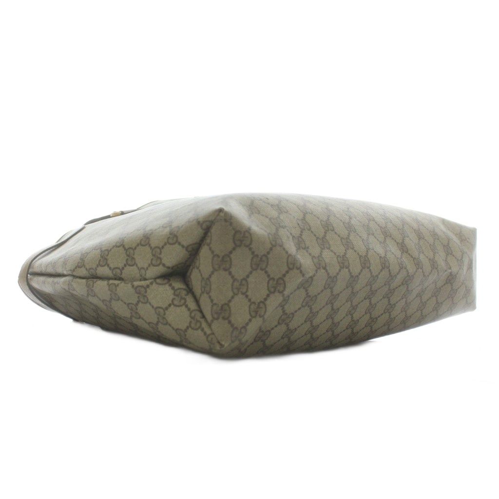 GUCCI オールドグッチ ワンショルダーバッグ GGスプリーム レザー ロゴ