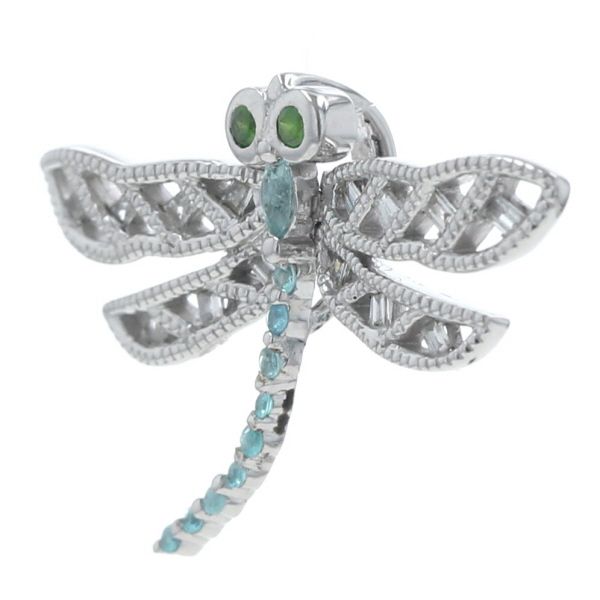 ☆未使用☆K18WG 天然ダイヤモンド&パライバトルマリン ペントップ gstv GSTV K18WG トップ ダイヤ 0.06ct パライバトルマリン 0.05ct