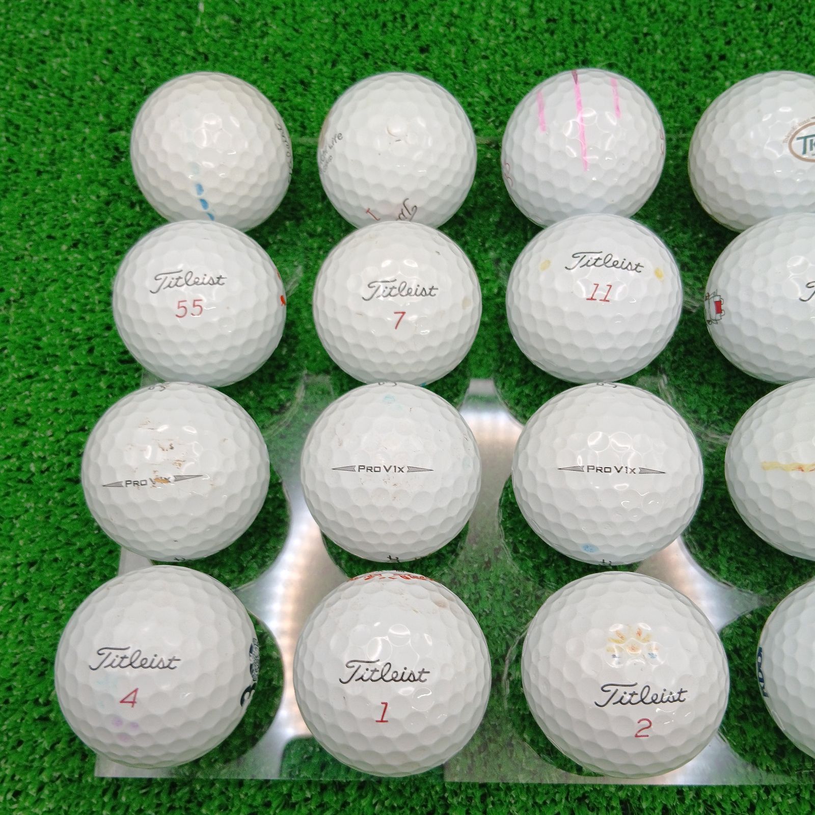 ロストボール タイトリスト Pro V1x 20球 2019年モデル ホワイト B