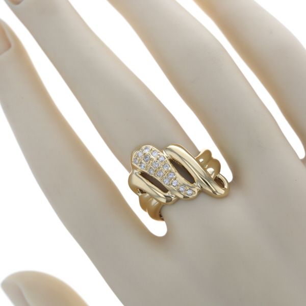 ゴールド ウェーブデザイン リング 11号 4f5352e401f9488cd6d57ba26a3b82