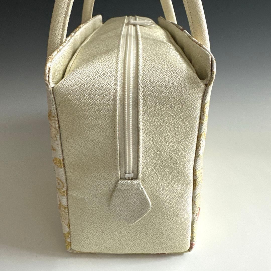 京都 西陣織　　正絹帯地　使用　利休バッグ　お茶席　 5 新品未使用品 京都 西陣織 正絹帯地使用 利休バッグお茶席 25121