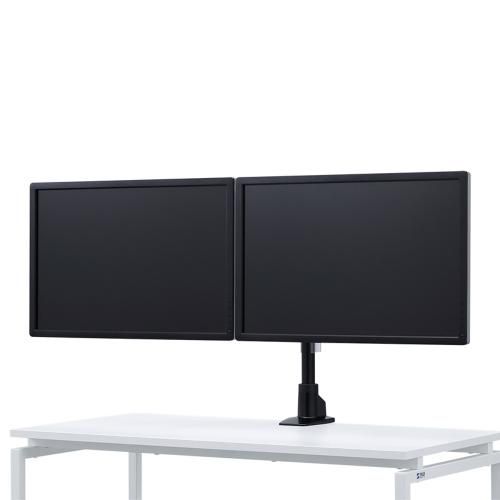 サンワサプライ CR- 水平多関節液晶モニタアーム 左右2面