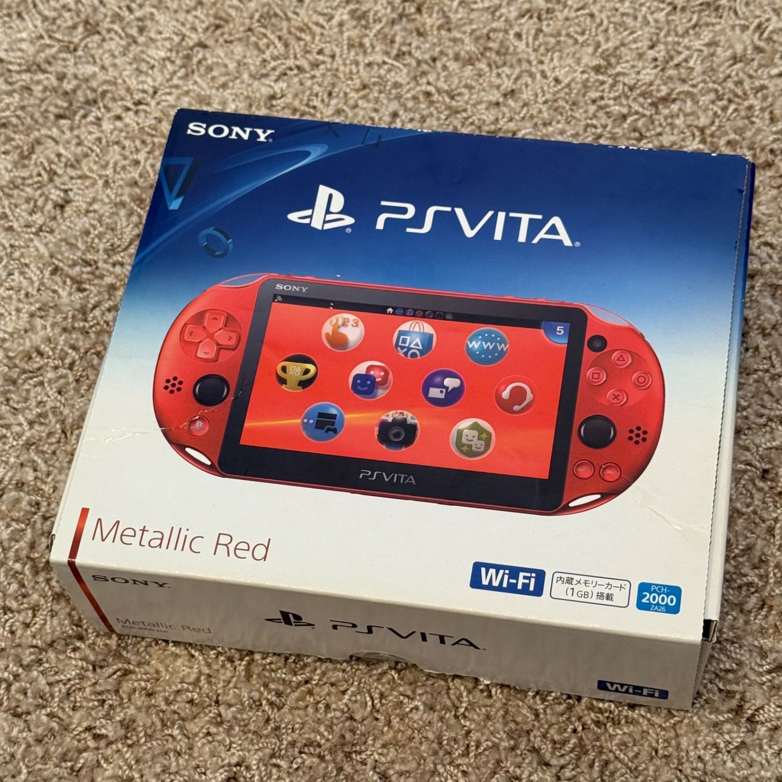 1 019 PSVITA PCH 2000 メタリック レッド き