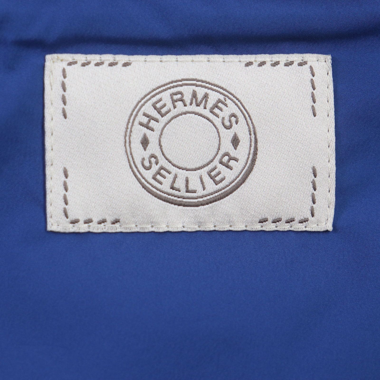 美品▽HERMES エルメス 2023年製 ジップアップ ダウンベスト ジレ