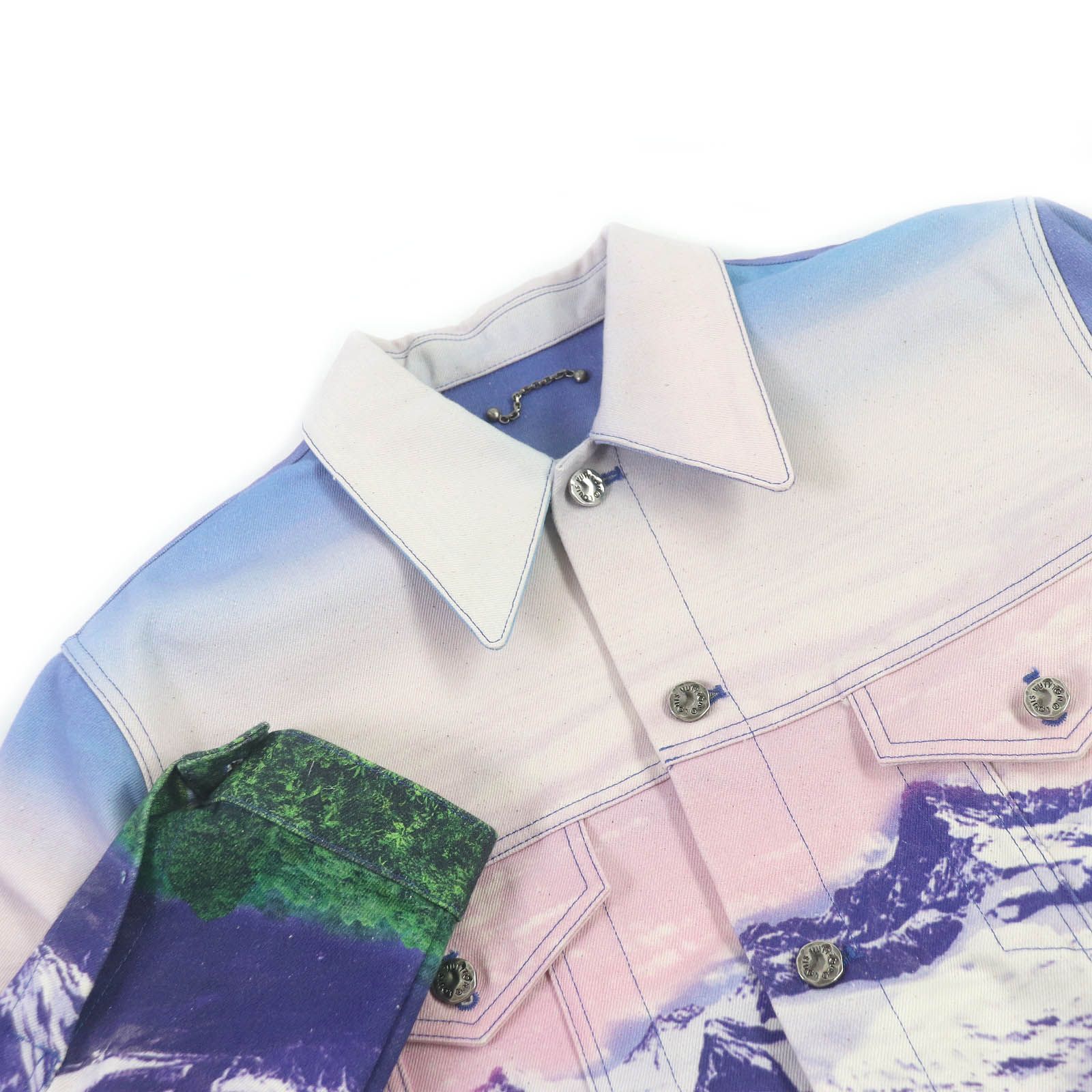 LOUIS VUITTON ルイヴィトン 22SS ランドスケープ 総柄プリントデニム トラッカージャケット マルチ RM221 J85 HMA80W