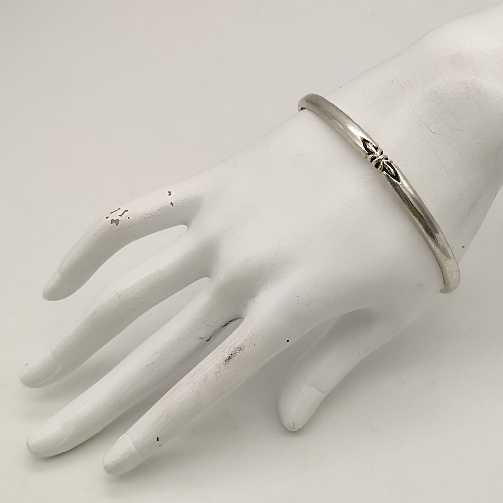 美品】シルバーデザインバングル SILVER シルバー925 インディアン