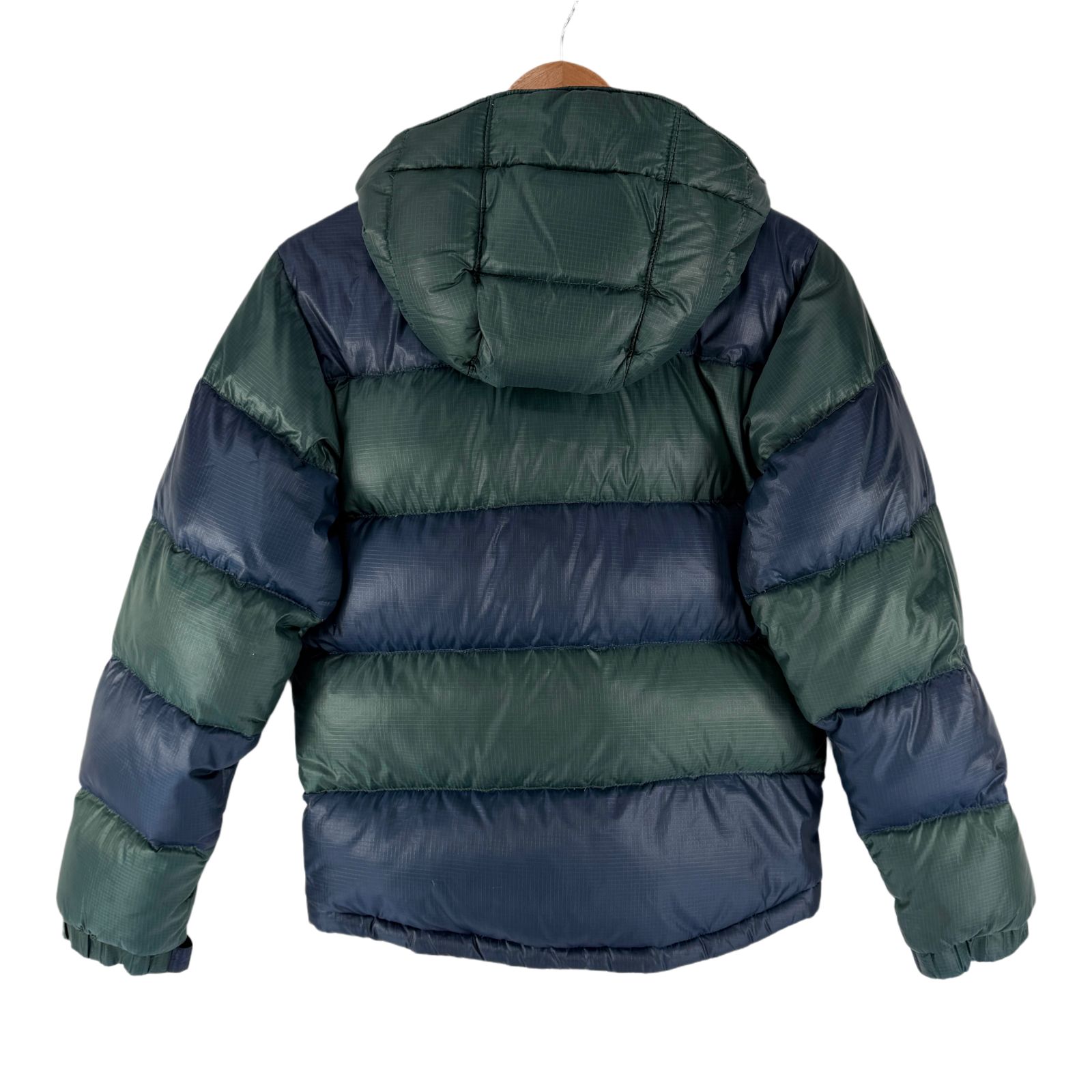 Columbia ダウンジャケット S グリーン×ネイビー PL5005 レディース 