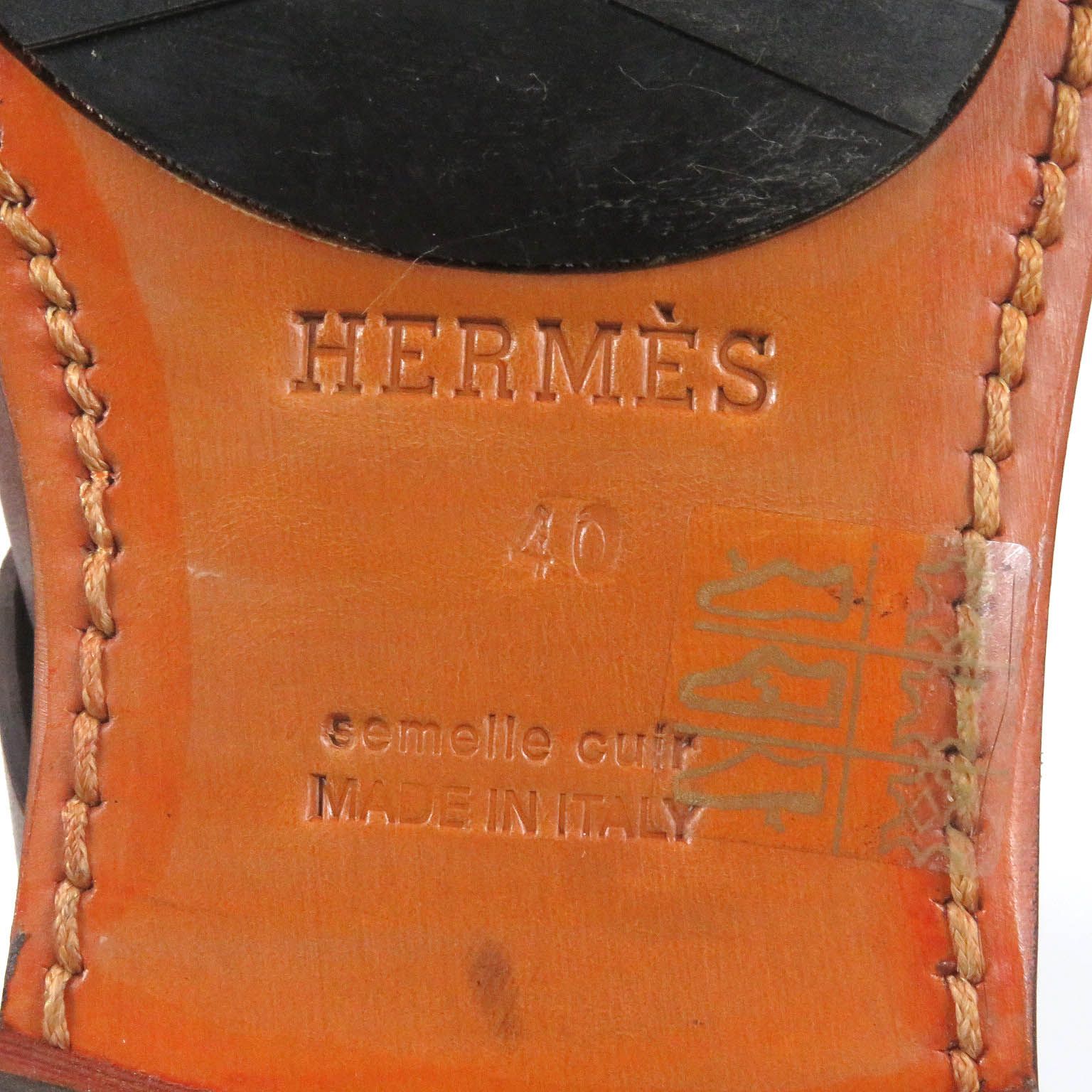 極美品□HERMES エルメス USED加工 ベルト付き レザー エンジニア