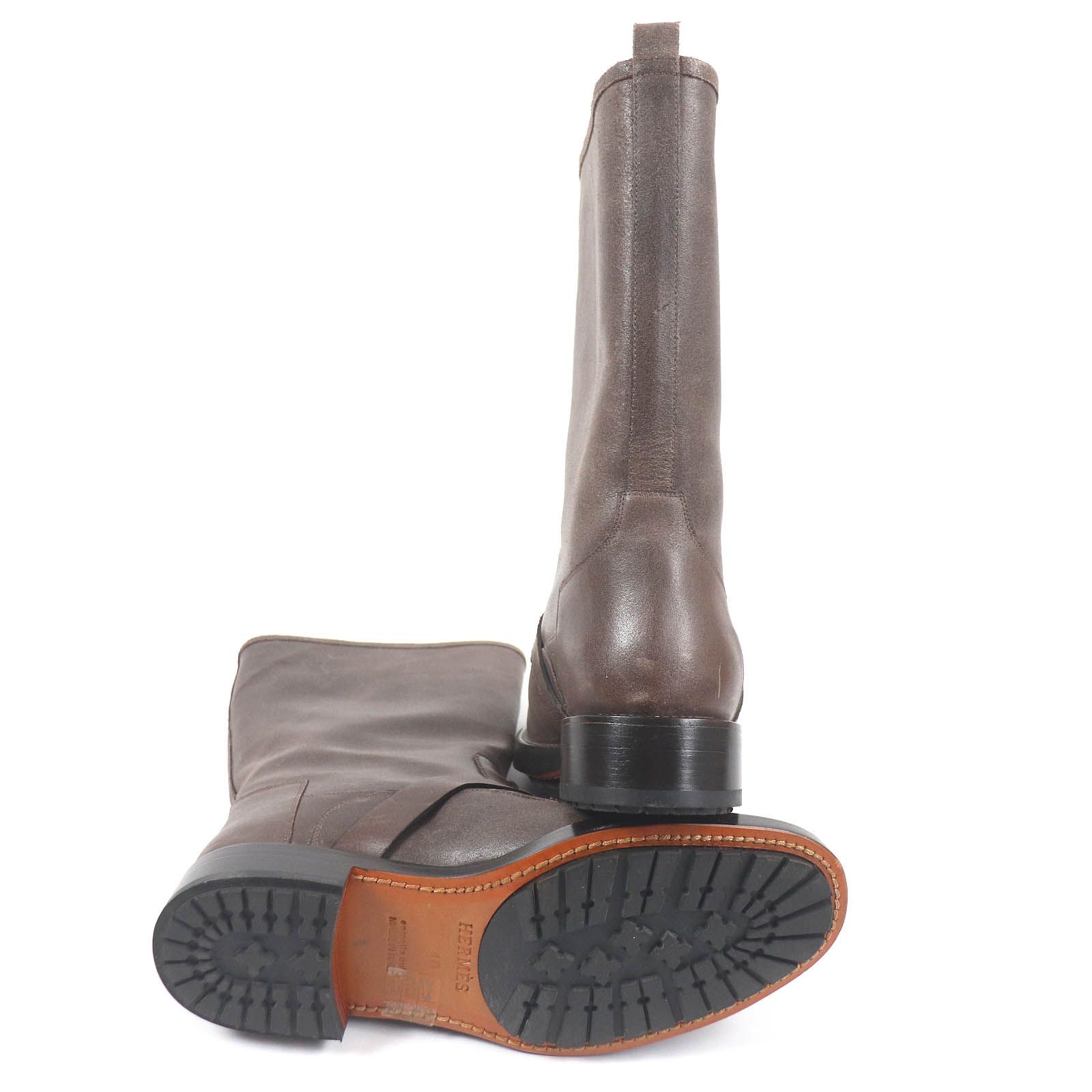 極美品□HERMES エルメス USED加工 ベルト付き レザー エンジニア