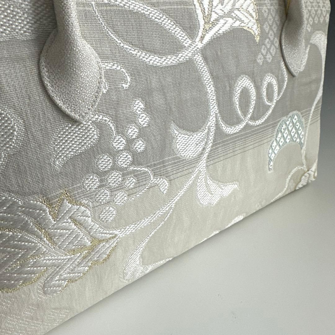 新品未使用品　京都 西陣織　弥栄織物　　　正絹帯地使用　利休バッグ　251212 新品未使用品 京都 西陣織 弥栄織物 正絹帯地使用 利休バッグ 251210