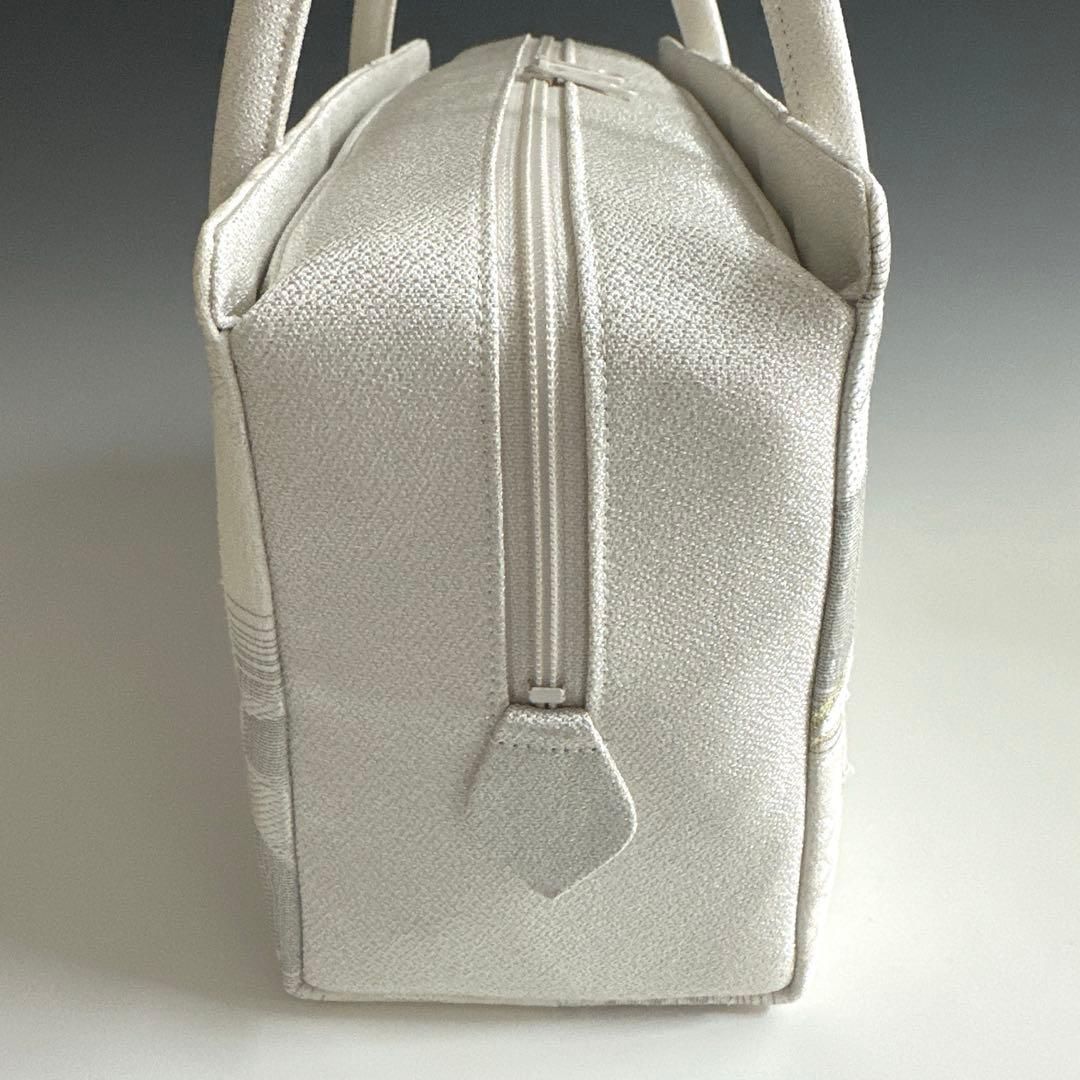 新品未使用品 京都 西陣織 弥栄織物 正絹帯地使用 利休バッグ 251210