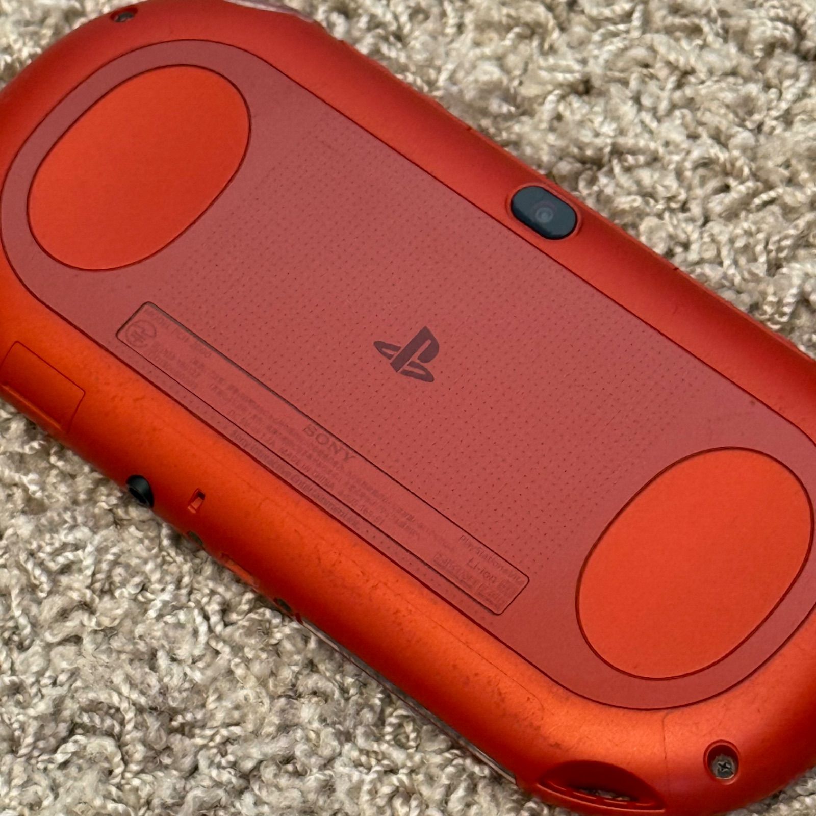  1 020 PSVITA PCH 2000 メタリック レッド き 本体 PS Vita(ヴィータ)