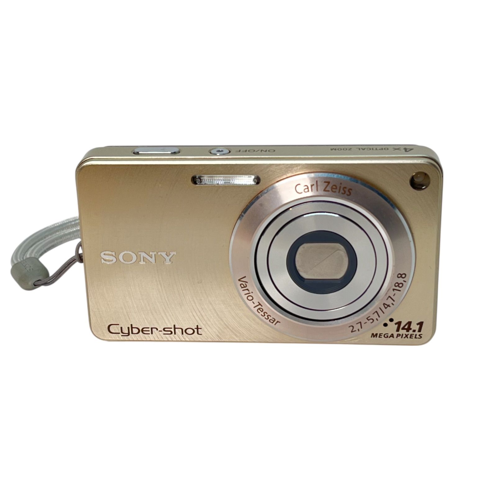 【未使用級】SONY Cyber-shot DSC-W350 デジカメ ゴールド 管2512-358】動作未確認☆SONY ソニー Cyber-shot DSC-W350 ゴールド