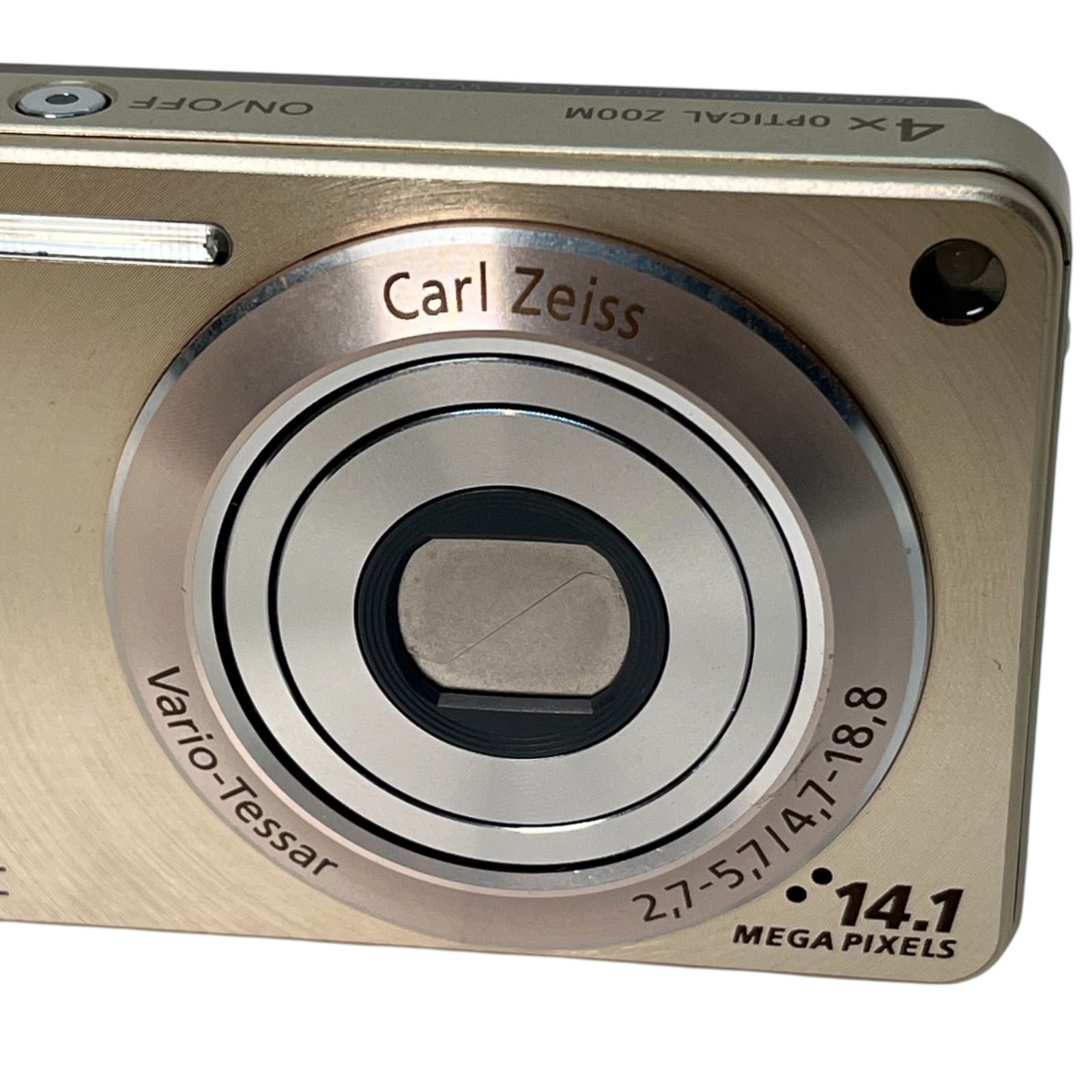 管2512-358 動作未 SONY ソニー Cyber-shot DSC-W 350 ゴールド デジタルカメラ 1410万画素 4倍ズーム コンデジ 現状渡し